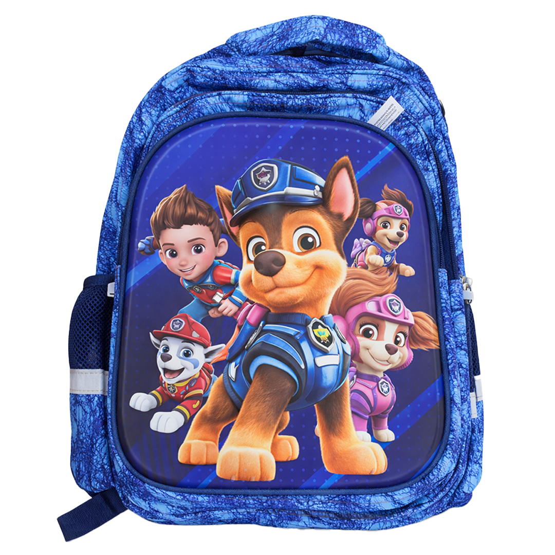 PAW Patrol Blue Backpack with 3D Front Design